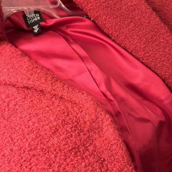 Eileen Fisher cropped dark pink jacket S - Picture 8 of 8